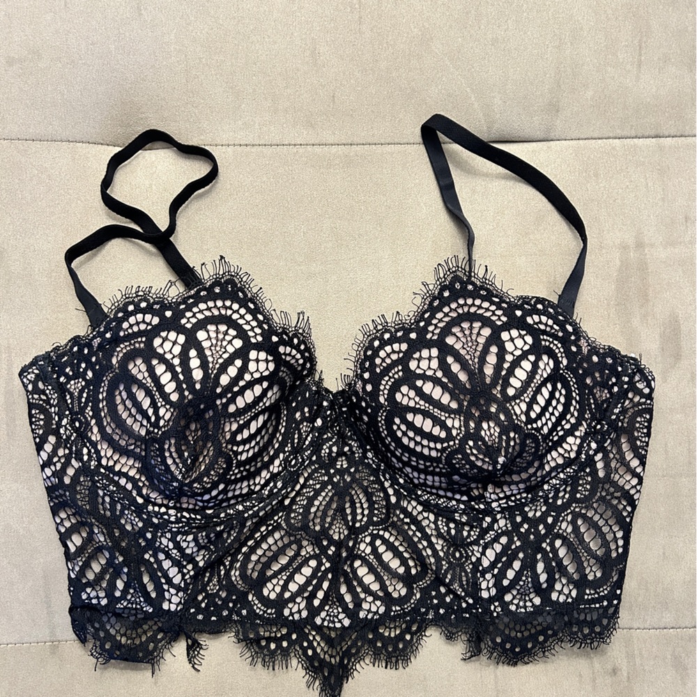 Dynamite Black Lace Bralette